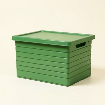 Pine Bridge Closed Outdoor Storage Box - Green (synthetic illustration; no displayed measurements)