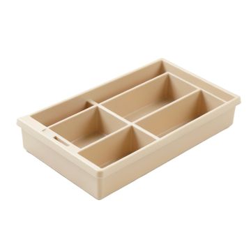 Cove Bridge Empty Pantry Drawer Organizer Insert - Beige