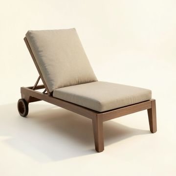Andrew 45.8 '' Long Reclining Single Chaise With Cushions (synthetic illustration; no displayed measurements)