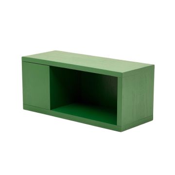 Olive Edge Shoe Storage Bench - Green