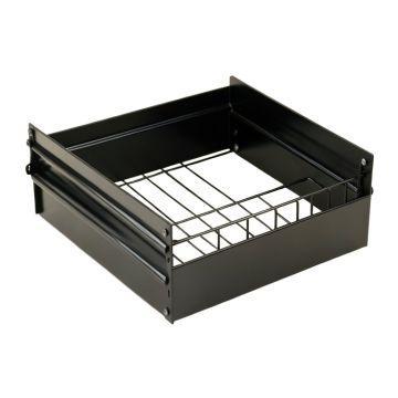 Dune Dell Empty Under-Desk Cable Tray - Black