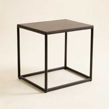 Aliya Iron Nightstand (synthetic illustration; no displayed measurements)