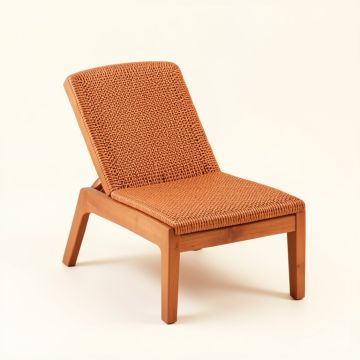 Willow Bluff Outdoor Lounge Chair - Terracotta (synthetic illustration; no displayed measurements)