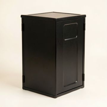 Cliff Bluff Closed Outdoor Storage Box - Black (synthetic illustration; no displayed measurements)