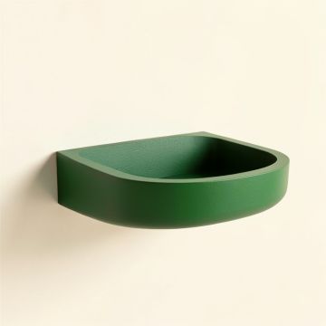 Moss Falls Wall-Mounted Cat Perch - Green (synthetic illustration; no displayed measurements)