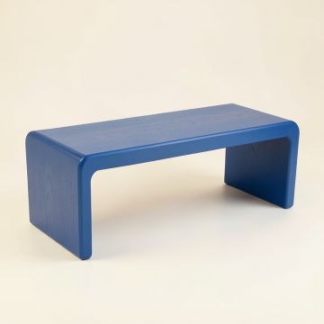 Linden Crossing Indoor Bench - Blue (synthetic illustration; no displayed measurements)