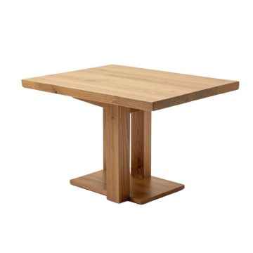 Rutledge Extendable Rubberwood Solid Wood Dining Table