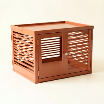 Moss Arc Empty Furniture-Style Pet Crate (synthetic illustration; no displayed measurements)
