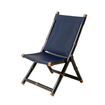 Maple Crossing Folding Outdoor Chair - Navy