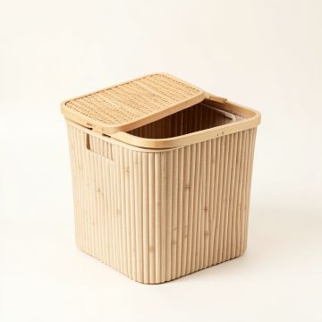 Heath Bend Laundry Hamper - Beige (synthetic illustration; no displayed measurements)
