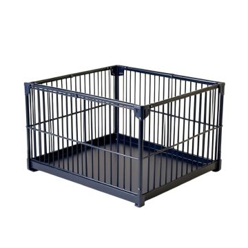 Heath Branch Empty Furniture-Style Pet Crate - Navy