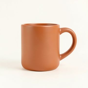 Stone Crossing Ceramic Mug - Terracotta (synthetic illustration; no displayed measurements)