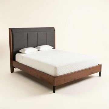 Shelby Upholstered Low Profile Standard Bed (synthetic illustration; no displayed measurements)