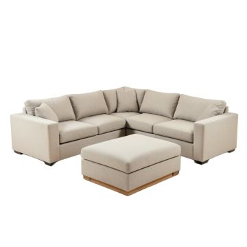 Gosnell 94 '' Wide Reversible Modular Corner Sectional With Ottoman