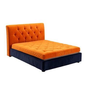 Tufted Upholstered Platform Bed