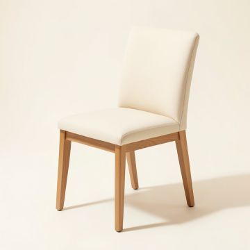 Ivory Key Solid Wood Dining Chair (synthetic illustration; no displayed measurements)