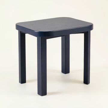 Flint Canyon Compact Balcony Table - Navy (synthetic illustration; no displayed measurements)