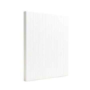 19.7 '' X 19.7 '' Bamboo Wall Paneling In White