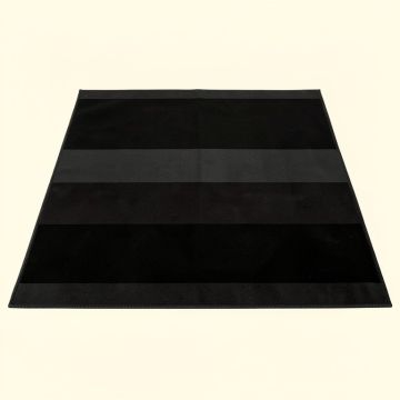 Meadow Bluff Rectangular Outdoor Rug - Black (synthetic illustration; no displayed measurements)