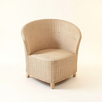 Cliff Crossing Outdoor Lounge Chair - Beige (synthetic illustration; no displayed measurements)