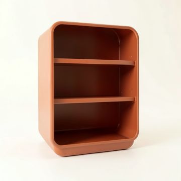 Holly Bend Empty Mug-Storage Cabinet Insert - Terracotta (synthetic illustration; no displayed measurements)