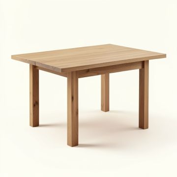 Spinelli Plank Top Solid Wood Dining Table (synthetic illustration; no displayed measurements)