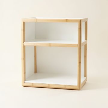 Olive Branch Empty Mug-Storage Cabinet Insert - White (synthetic illustration; no displayed measurements)