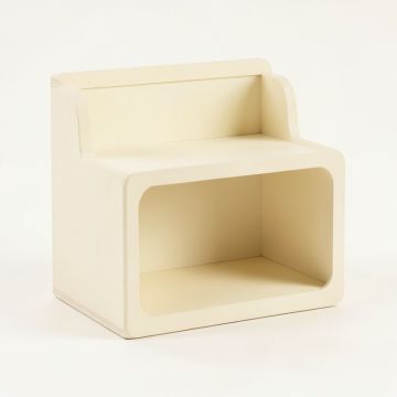 Willow Bend Empty Mug-Storage Cabinet Insert - Cream (synthetic illustration; no displayed measurements)