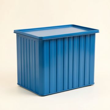 Moss Dale Closed Outdoor Storage Box - Blue (synthetic illustration; no displayed measurements)