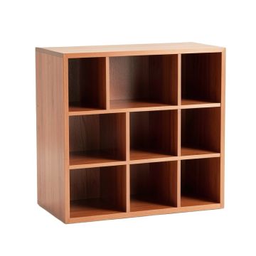 Oak Falls Desktop Shelving Unit - Terracotta