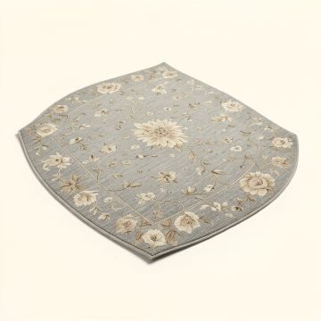 Weon Floral Gray/Beige Indoor / Outdoor Area Rug (synthetic illustration; no displayed measurements)