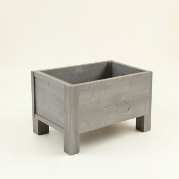 Meadow Bluff Empty Raised Planter - Gray (synthetic illustration; no displayed measurements)