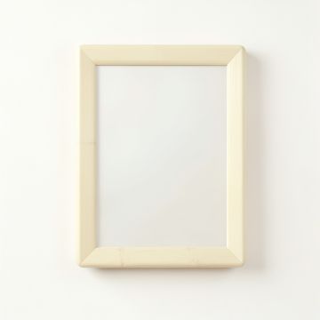 Ash Bend Framed Wall Mirror - Cream (synthetic illustration; no displayed measurements)