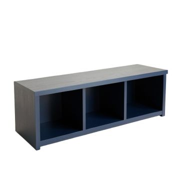 Reed Dell Shoe Storage Bench - Navy