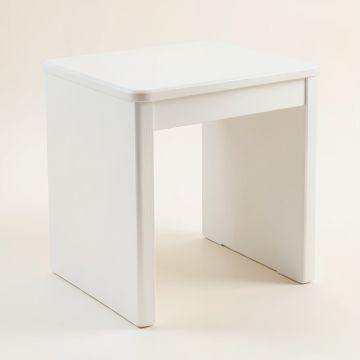 Laurel Crossing Side Table - White (synthetic illustration; no displayed measurements)