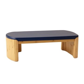 Reed Edge Indoor Bench - Navy