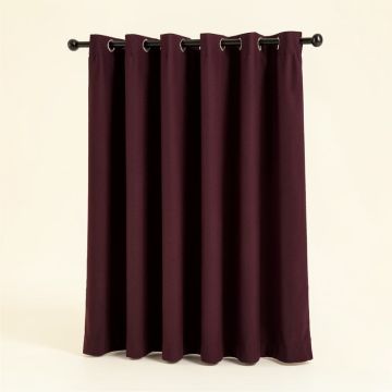 Brookstone Marco Solid Max Blackout Thermal Grommet Single Curtain Panel (synthetic illustration; no displayed measurements)