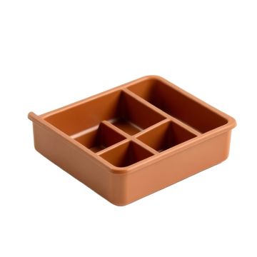 Wren Bluff Empty Pantry Drawer Organizer Insert - Terracotta