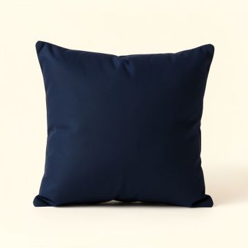 Solid Navy Blue Throw Pillows (synthetic illustration; no displayed measurements)