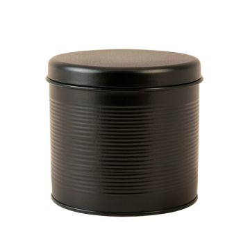 Maple Brook Storage Canister With Lid - Black
