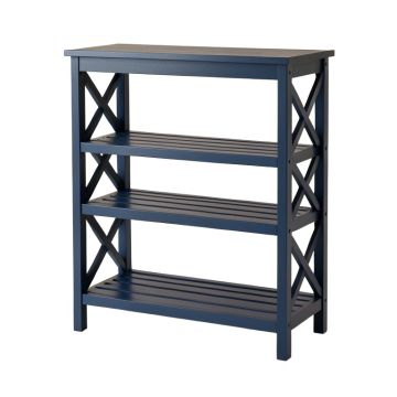 Vale Bridge Empty Seed-Starting Shelving Unit Without Lights - Navy