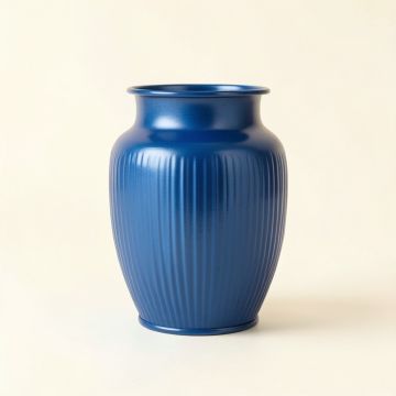 Pine Arc Empty Decorative Vase - Blue (synthetic illustration; no displayed measurements)