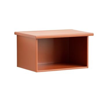 Juniper Arc Wall-Mounted Shelf - Terracotta