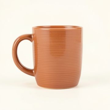 Bay Crossing Ceramic Mug - Terracotta (synthetic illustration; no displayed measurements)