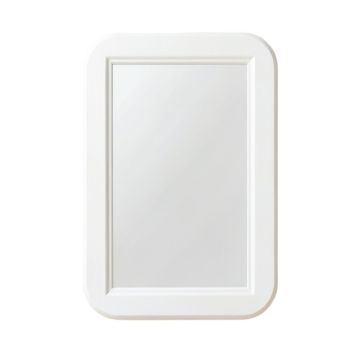 Linden Crest Framed Wall Mirror - White