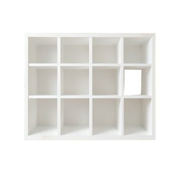 Willow Bluff Empty Mug-Storage Cabinet Insert - White