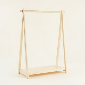 Ridge Crest Empty Garment Rack - Ivory (synthetic illustration; no displayed measurements)