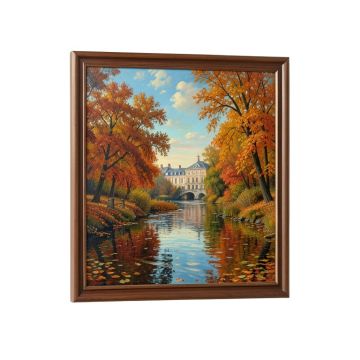 Autumn At Argenteuil By Claude Monet - Picture Frame Painting Print On Canvas