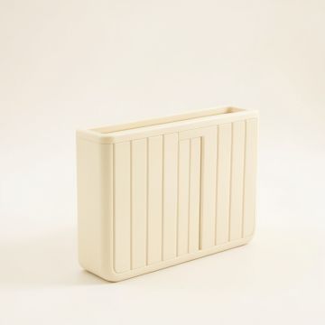 Cliff Brook Narrow Outdoor Storage Bench - Cream (synthetic illustration; no displayed measurements)