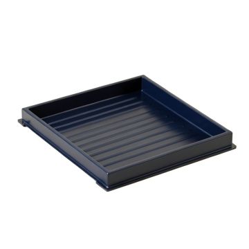 Fern Bend Empty Under-Desk Cable Tray - Navy (synthetic illustration; no displayed measurements)